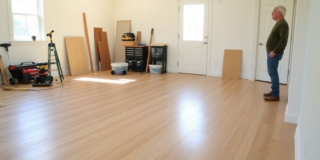 Flooring installation in Atlanta home