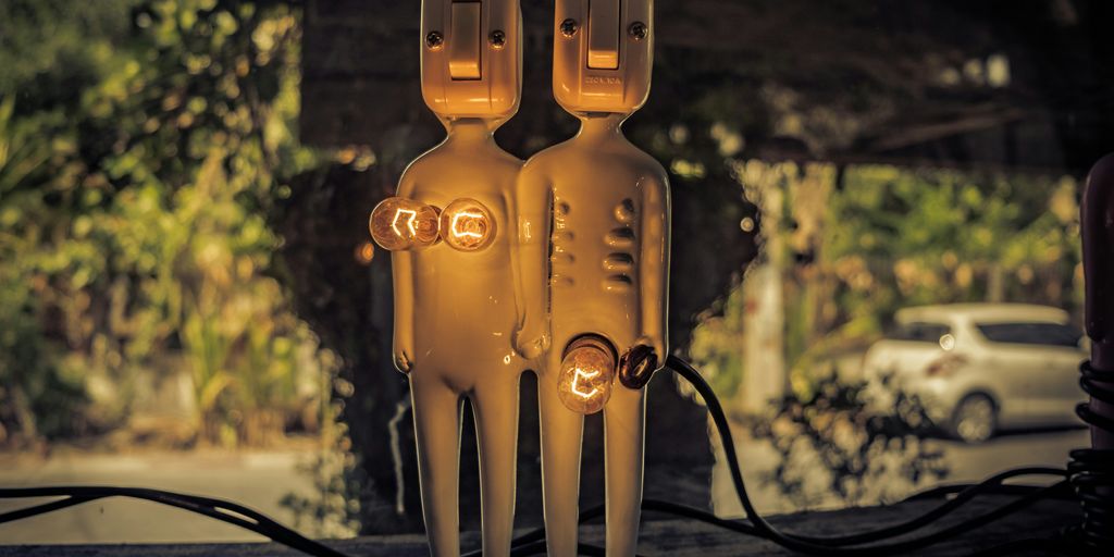lighted switch character decor