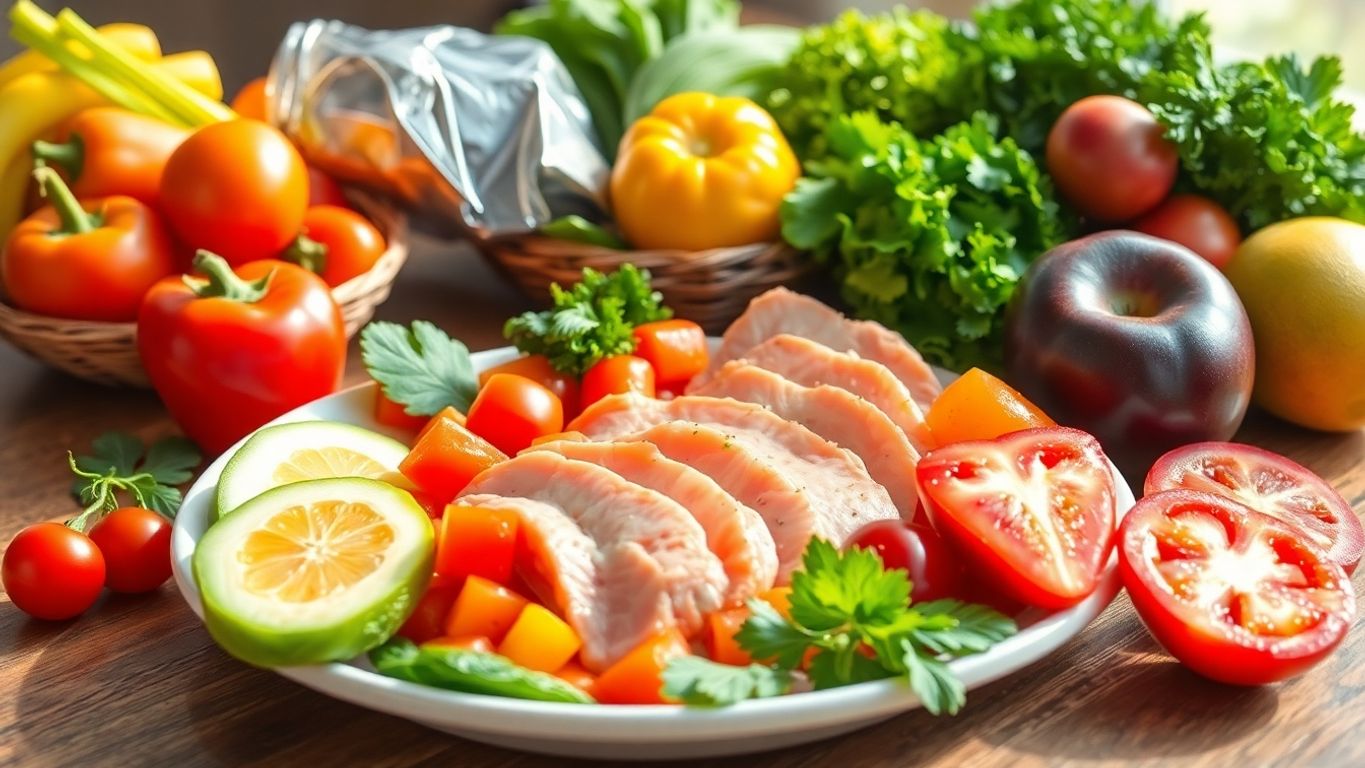Healthy meal for fat burning and metabolism enhancement.