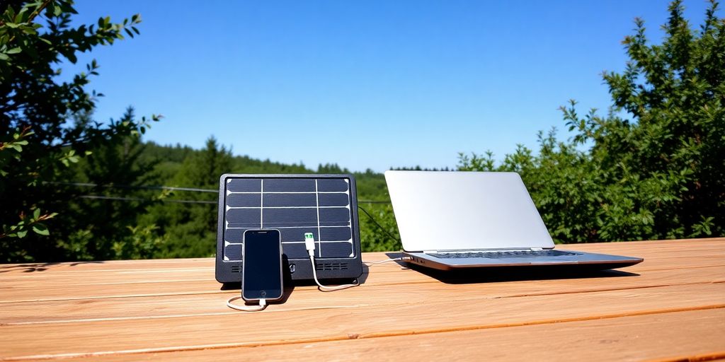 Portable solar power stations