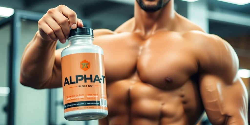 Gespierde man met Alpha-T supplementen