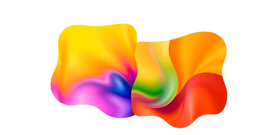 Two abstract puzzle pieces fitting together perfectly.