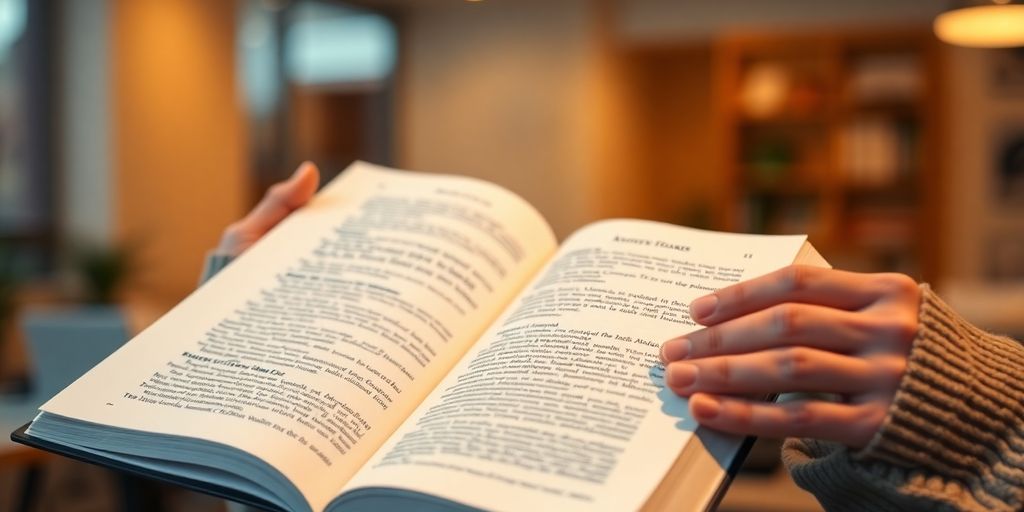 Person studying options trading.