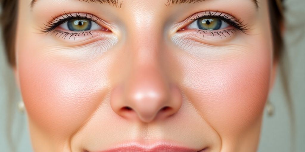 Radiant skin after Rejuran treatment.
