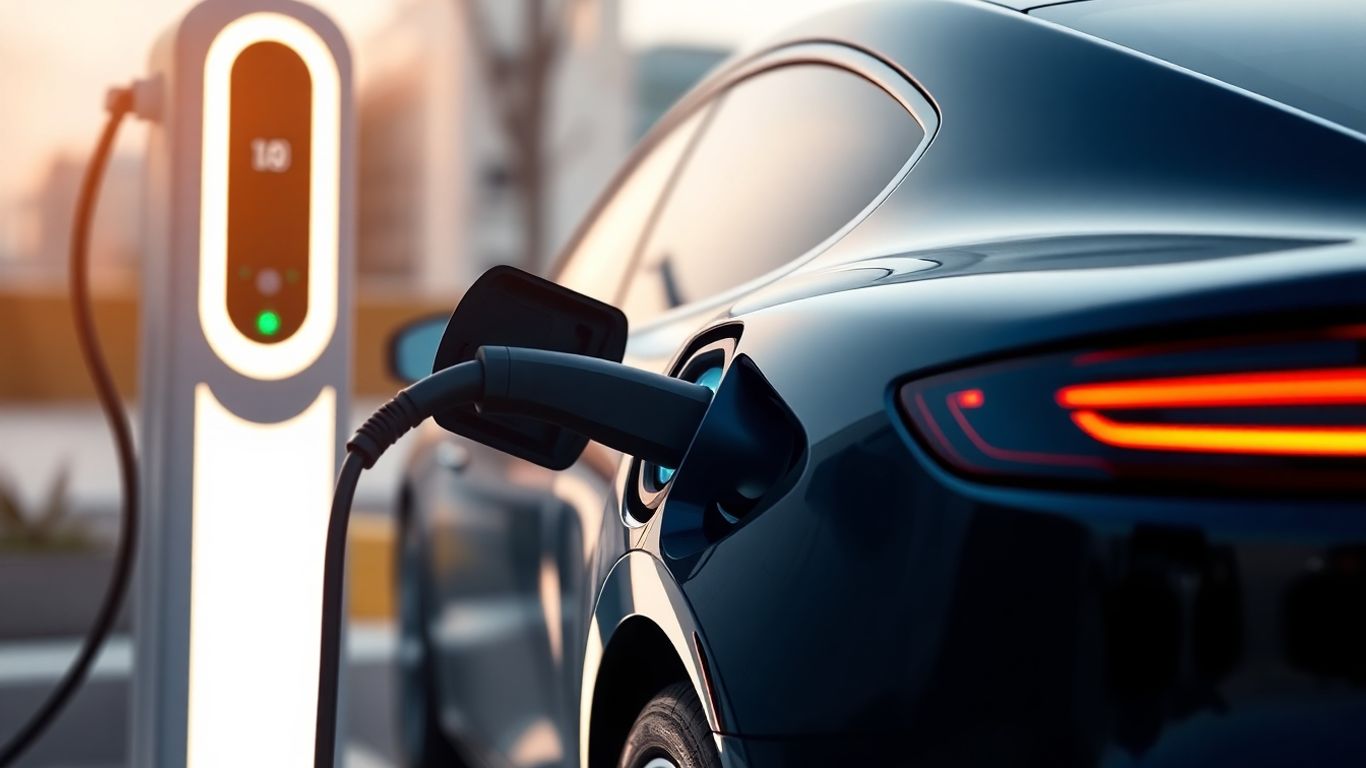 Porsche EV charging at a modern station.