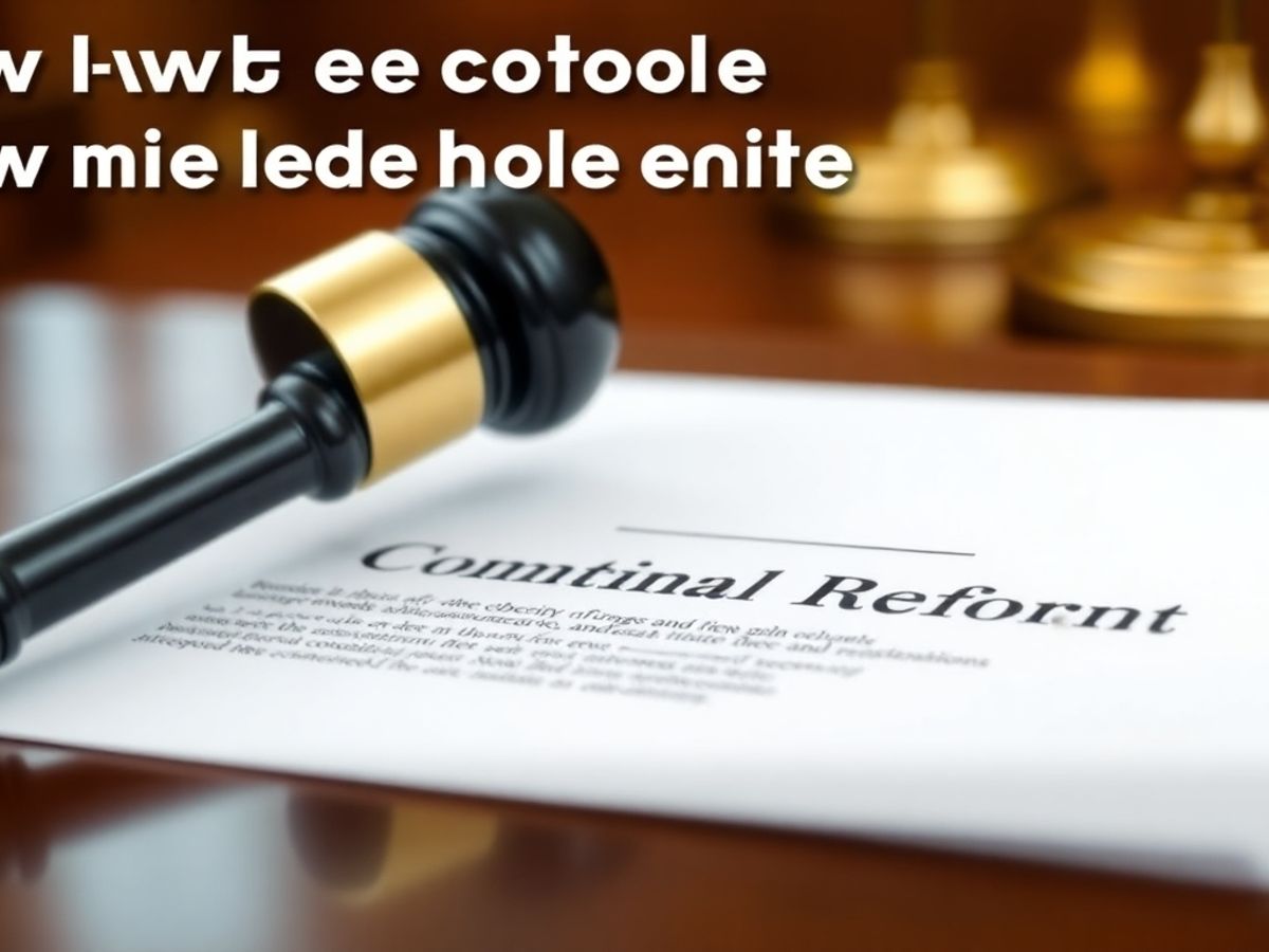 Ciocan judecătoresc pe un document legal.