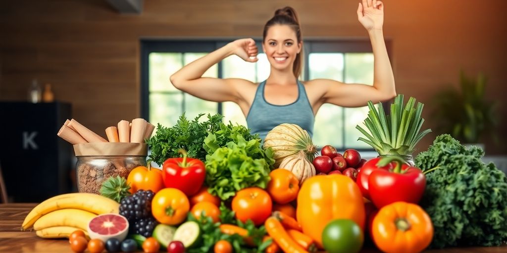 Healthy foods and fitness expert promoting wellness.