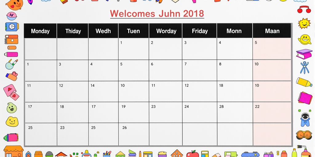 Jenksps calendar with school year dates.