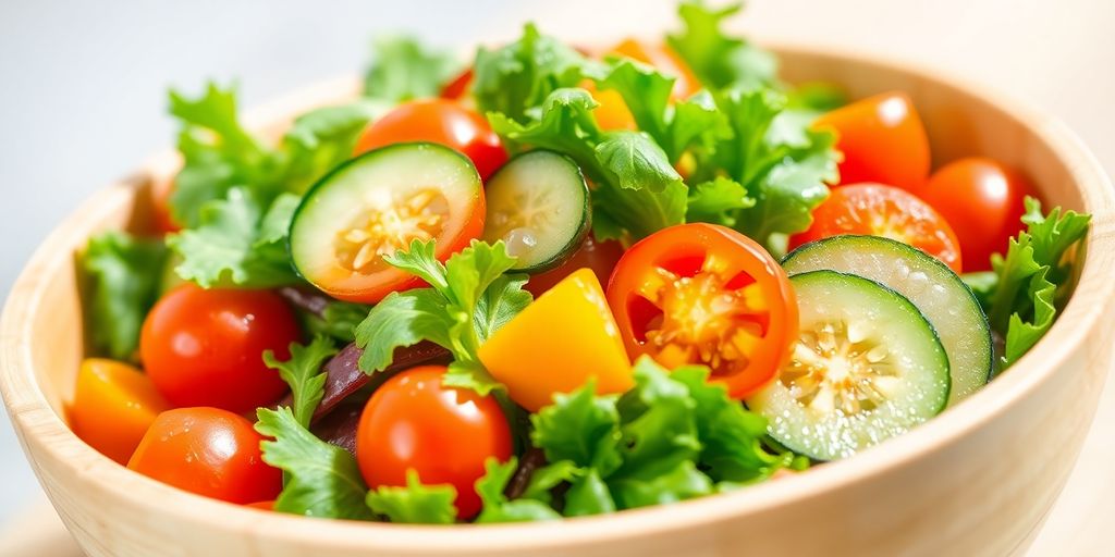 ผักสลัดสดหลากสี