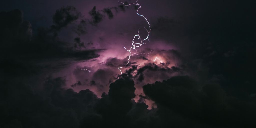 photography of lightning storm