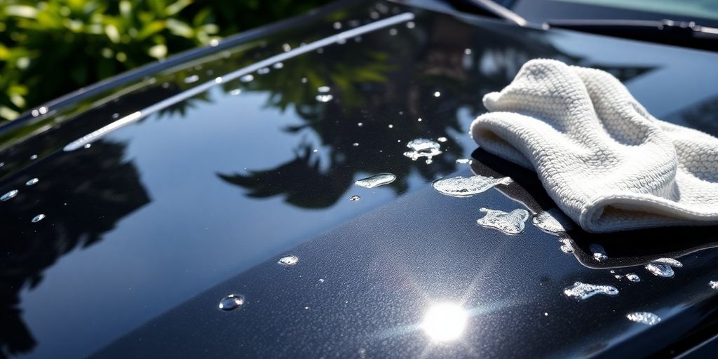 Glanzende auto exterieurdetail