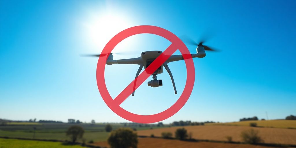 Drone interdit vol espaces aroportuaires