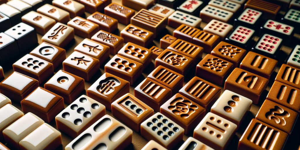 high-quality mahjong tiles images