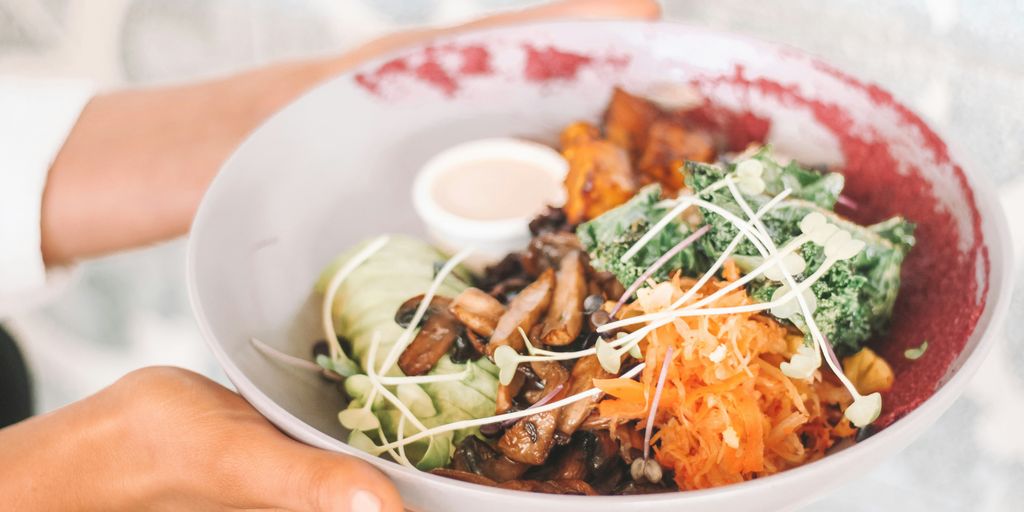 bowl of cooked foods