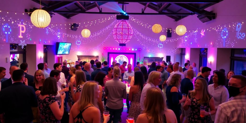Guests celebrating at The Phoenix Cinema in Leicester.