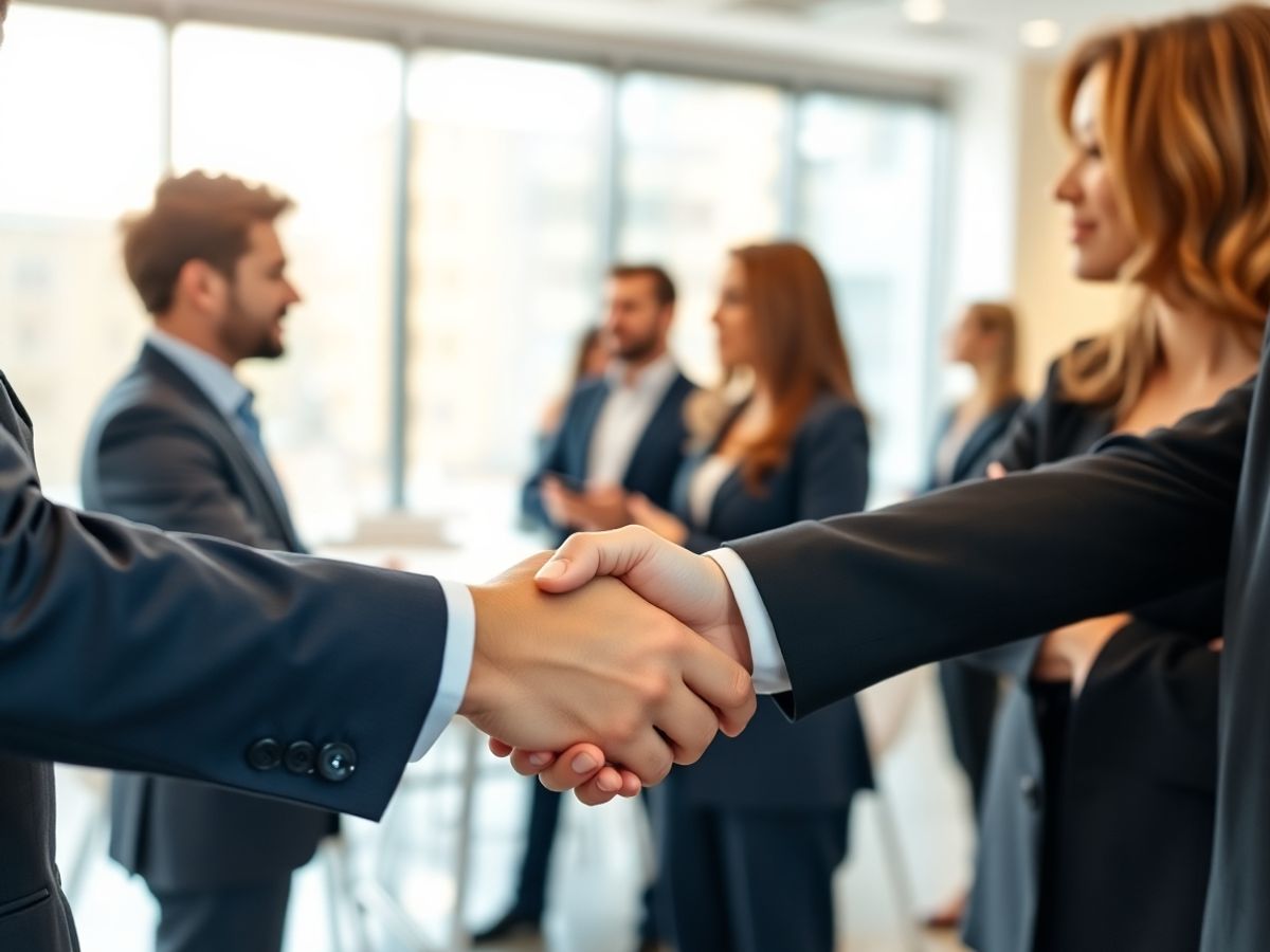 Oameni de afaceri colaborând, strategie, succes B2B.