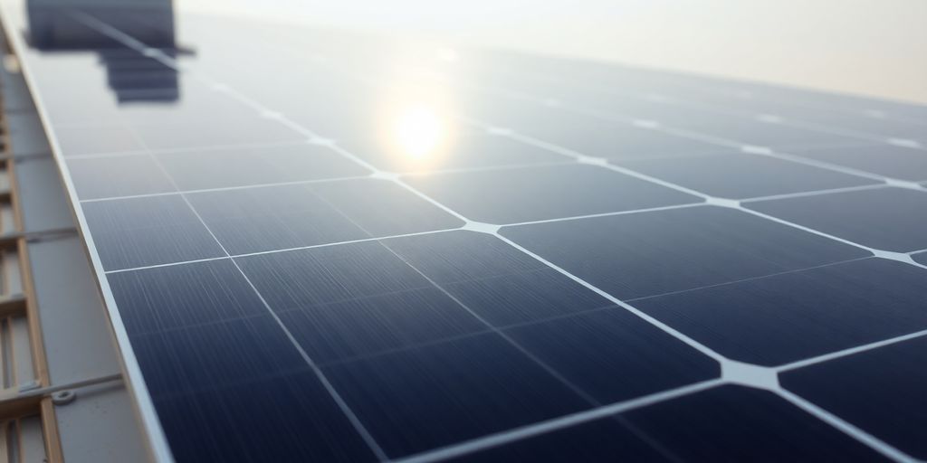 Panneau solaire amorphe