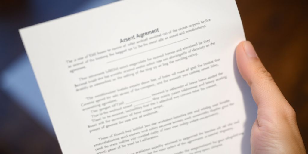 Verjährungsfristen im Werkvertrag: Wann sind Ansprüche erloschen? Hand hält undurchsichtiges Dokument mit blauen Akzenten im Hintergrund