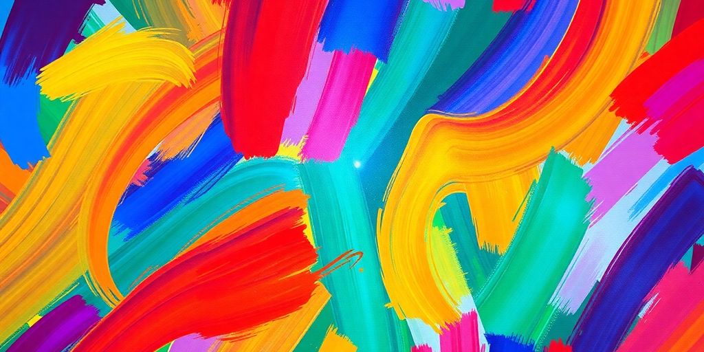 AI-generated art, vibrant colors, fantastical elements, digital creativity.