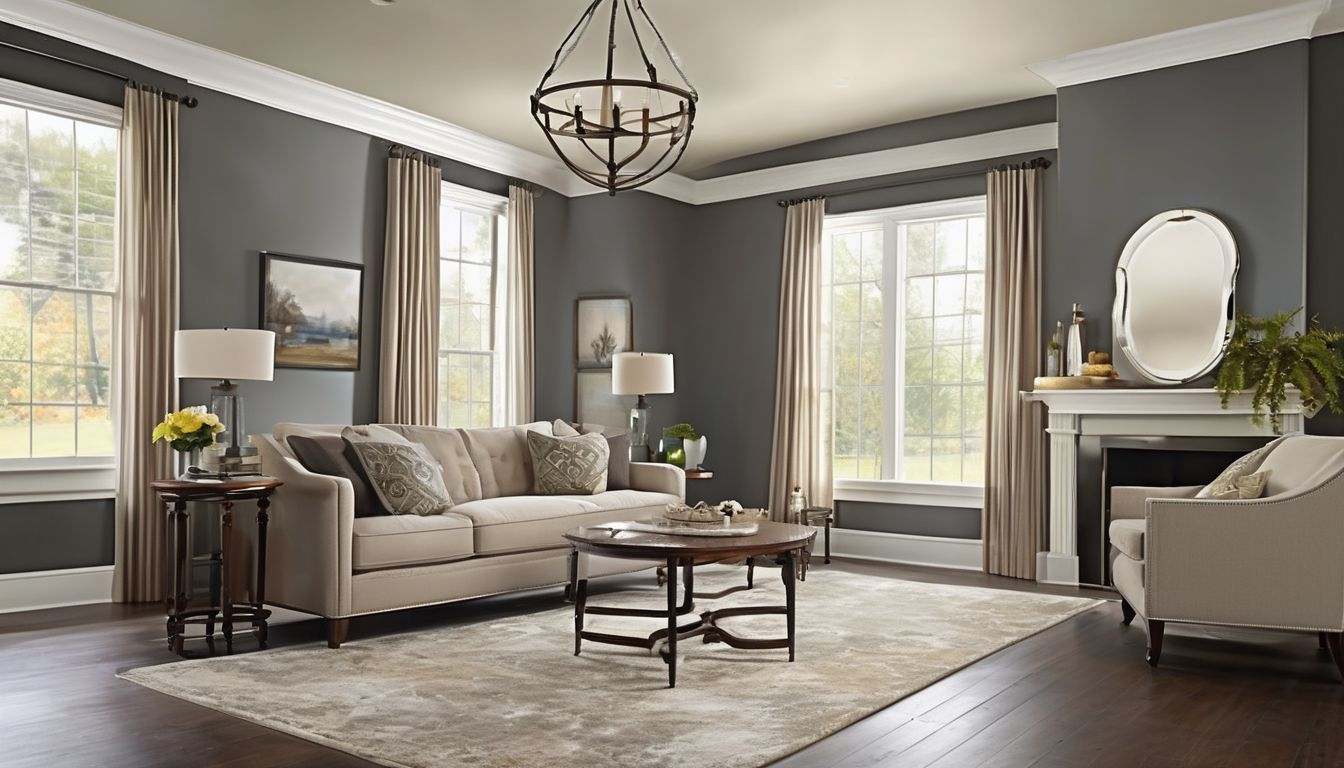 professional painter applying advanced techniques on a home interior