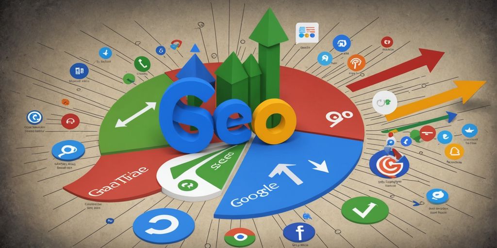SEO strategy graph leading to top Google ranking