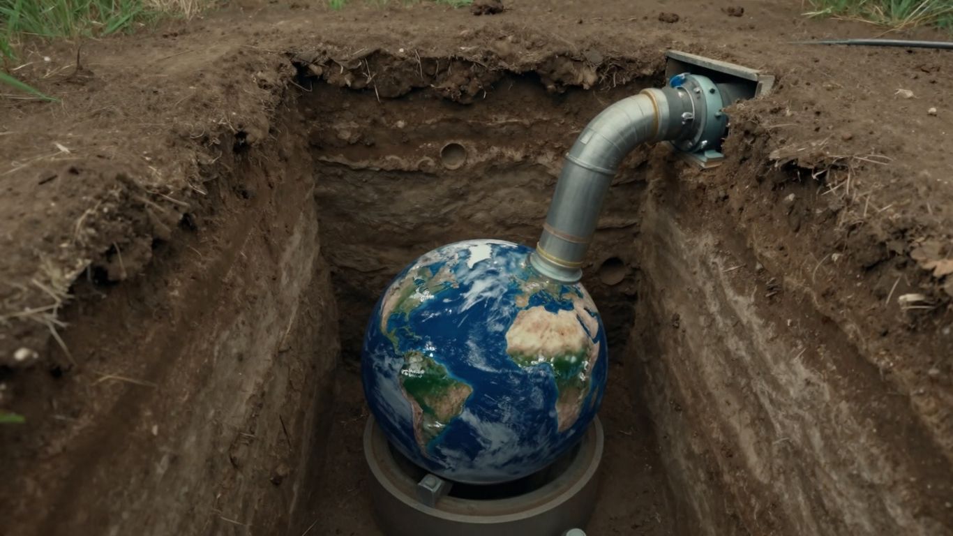 Installation of an underground Canadian well