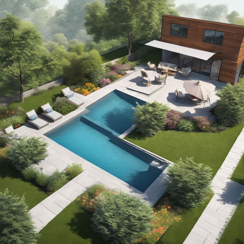 landscape design planning illustration