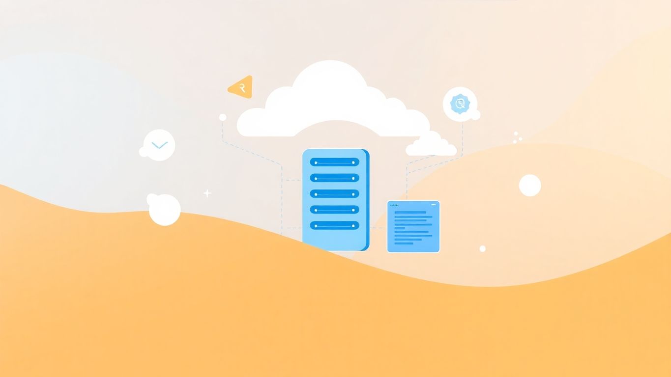 Illustrasjon av webhotell med fokus på ytelse og pålitelighet.