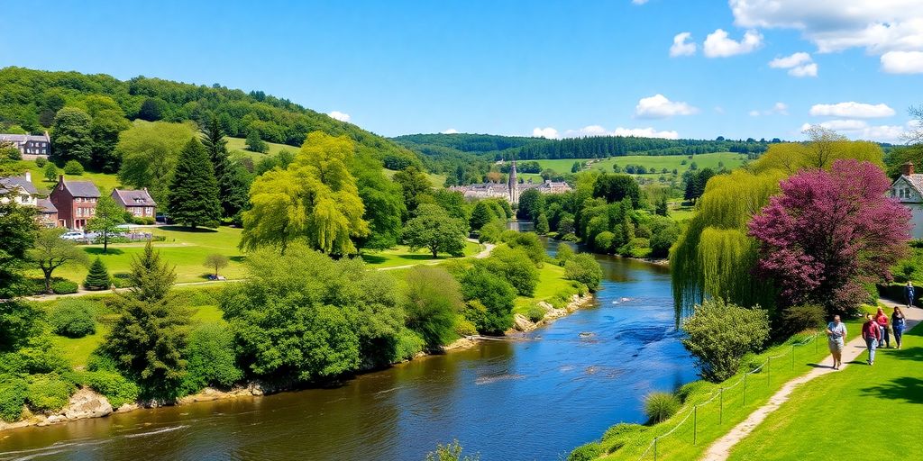 Lush parks and scenic rivers in a hidden UK city.