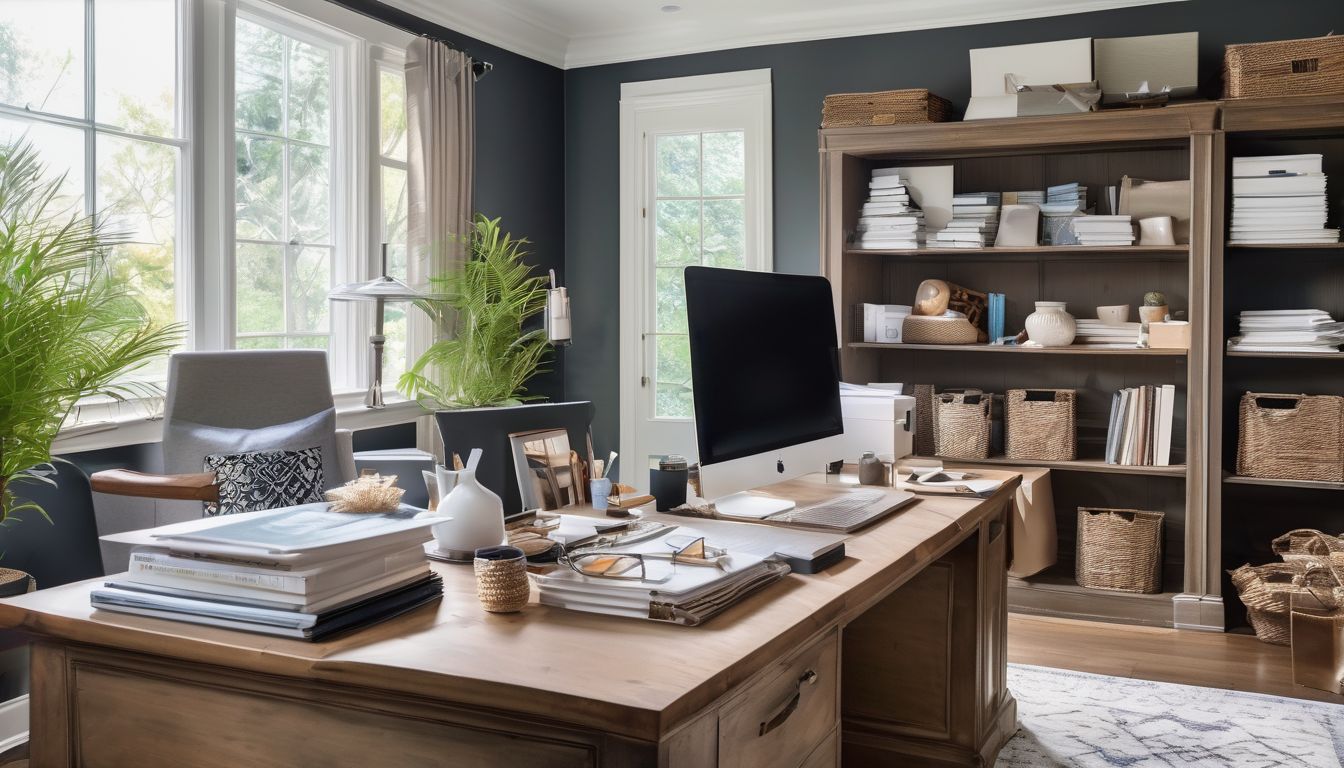 organized home office packing for relocation