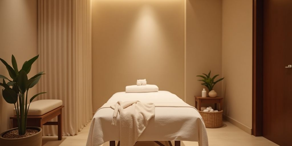 İstanbul'da butik masaj ortamı.