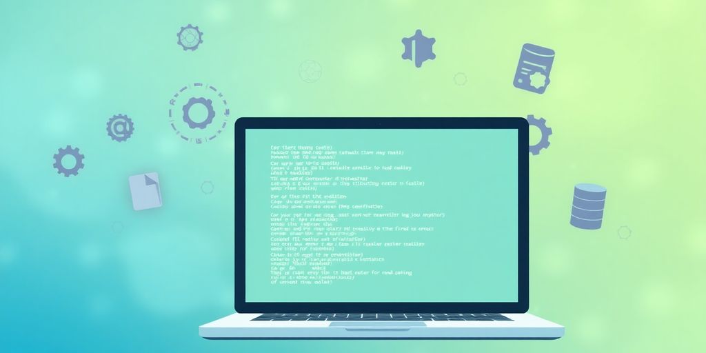 Laptop with code, data, and engineer tools.