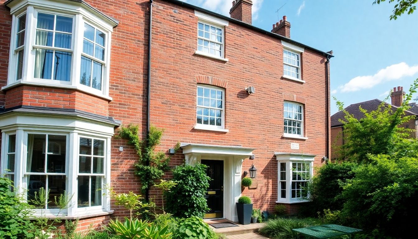 Historic London home with sustainable renovation features.