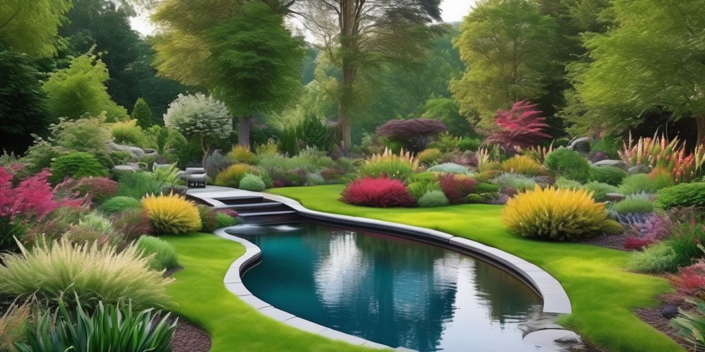 thematic garden designs stunning landscape