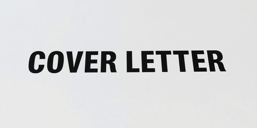 Clean, polished cover letter template.