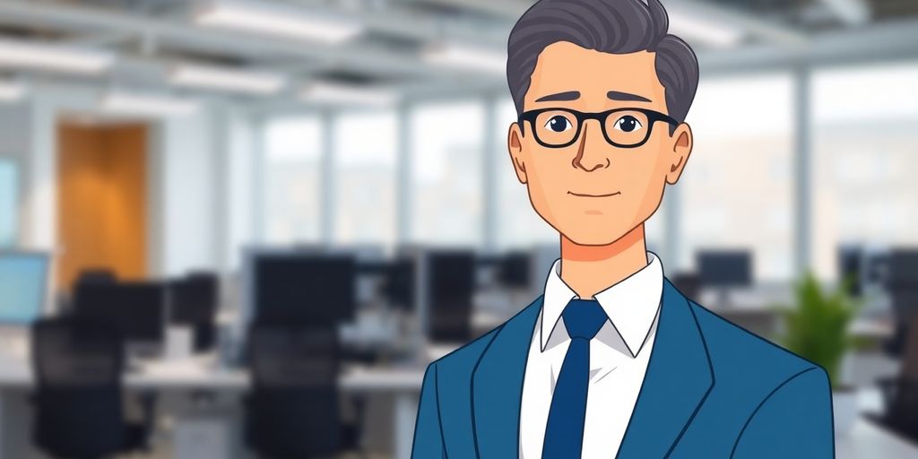 Illustrative image of graphic design manager.