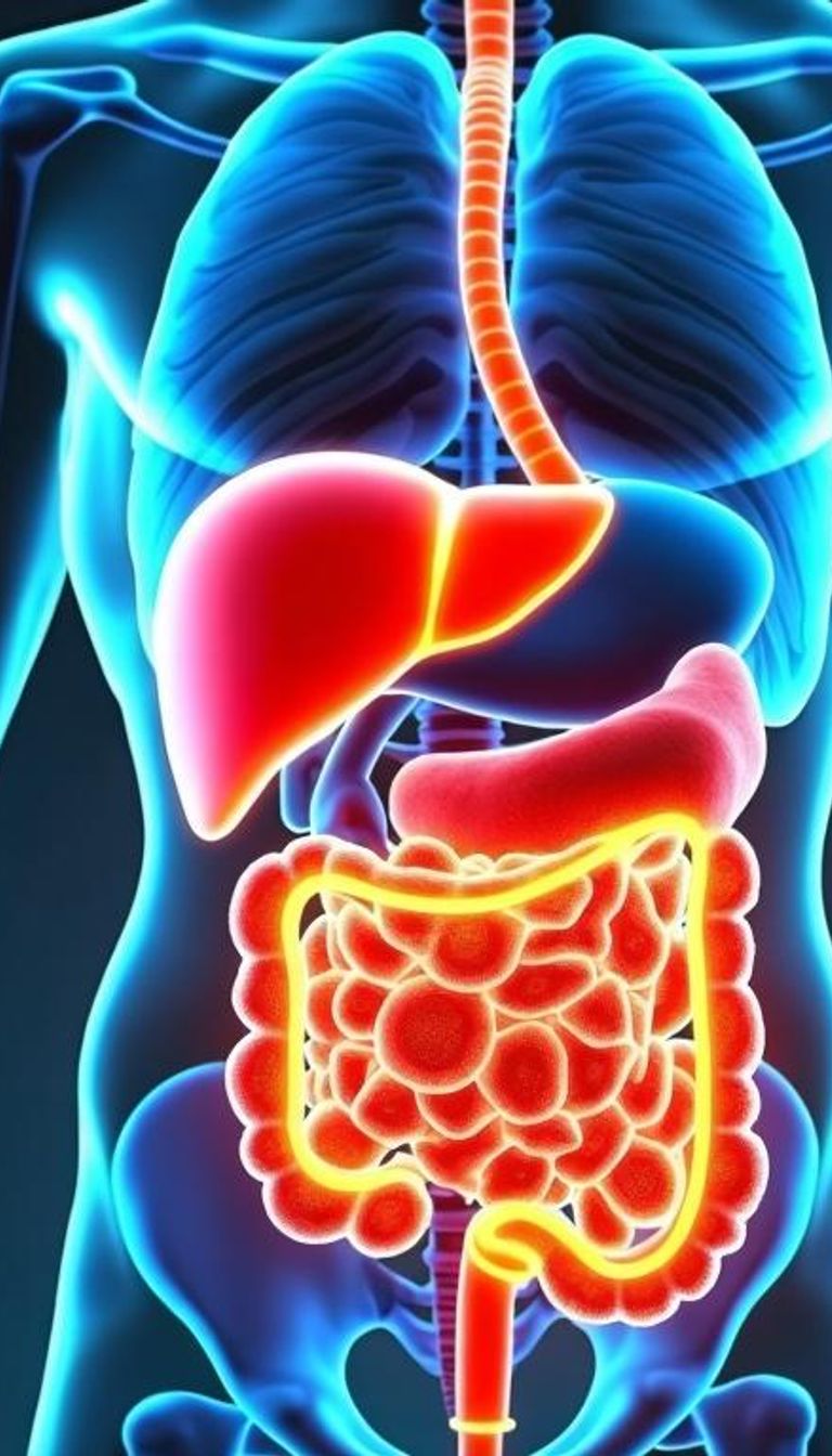 Human body in ketosis process illustration