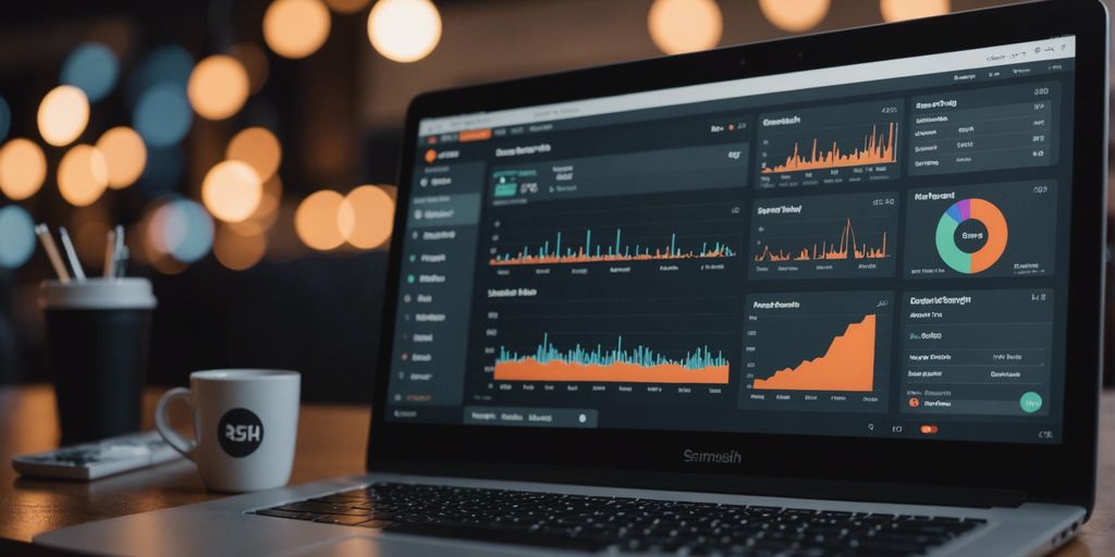 SEMrush dashboard displaying analytics and marketing tools