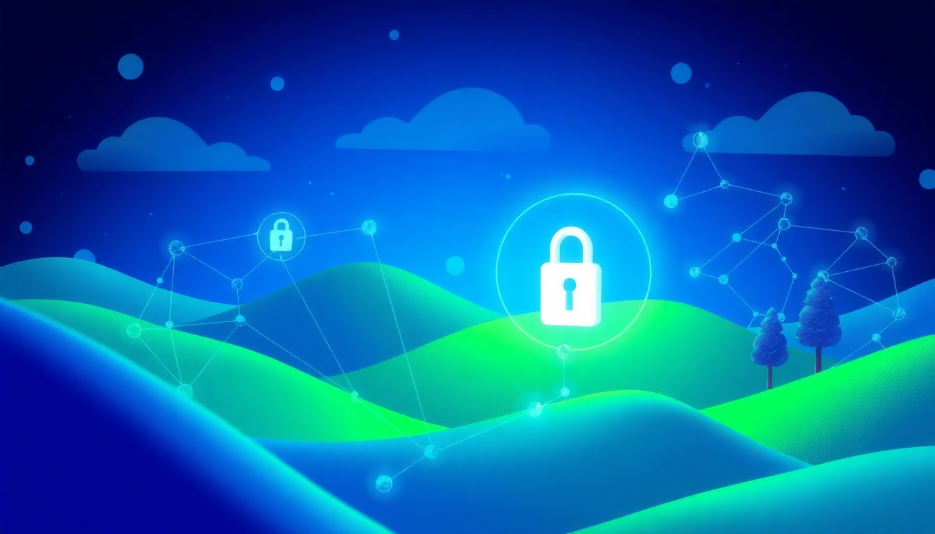 Digital landscape of decentralized trading environment.