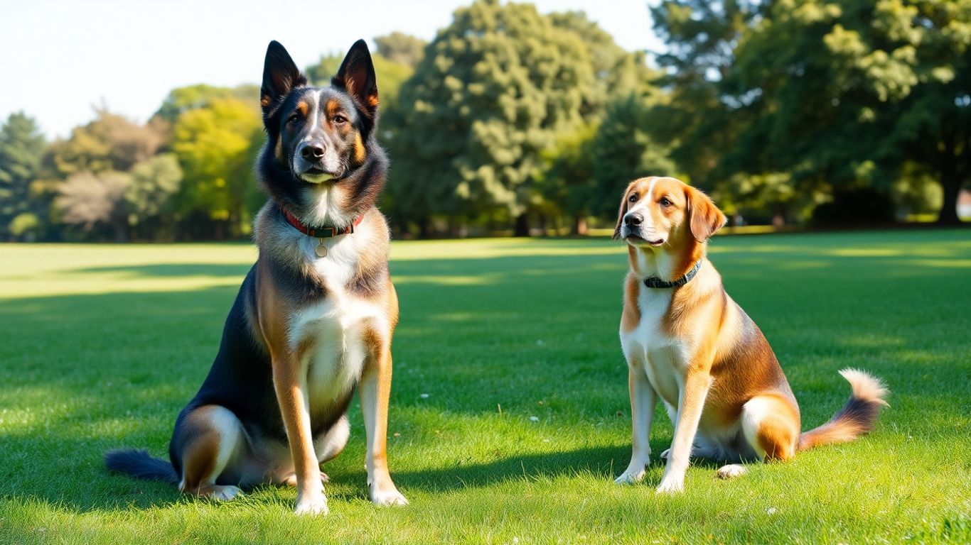Dog and owner training in Rose Bay park