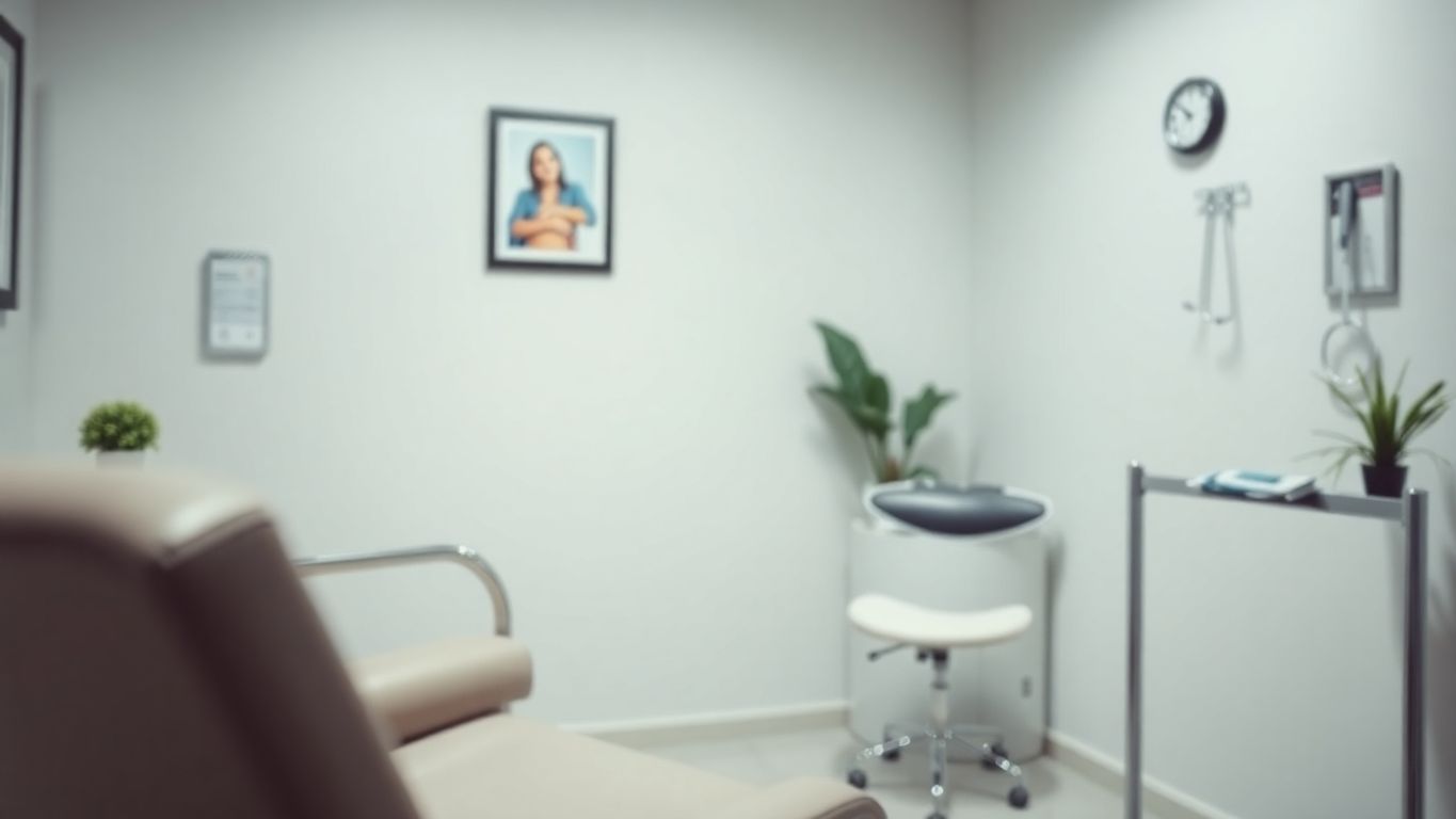 Healthcare consultation space for prostatitis treatment discussions.