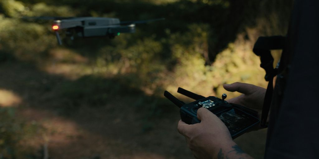 a person holding a gun