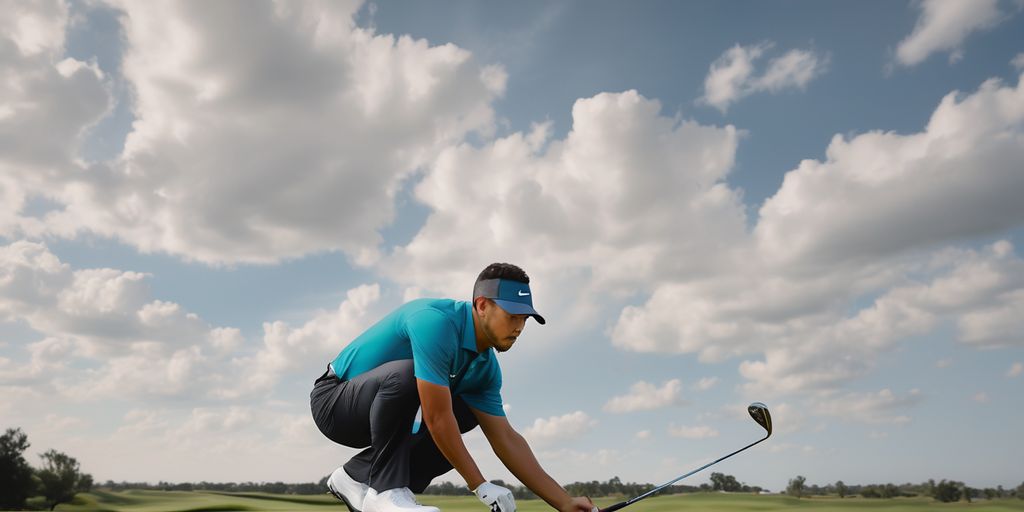 Xander Schauffele golfing
