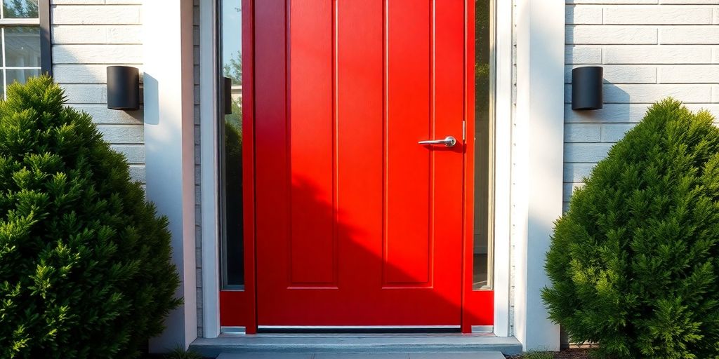Fiberglass Entry Door.
