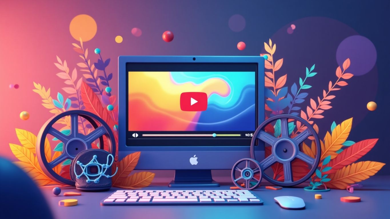 Colorful thumbnail for AI video editing tutorial.