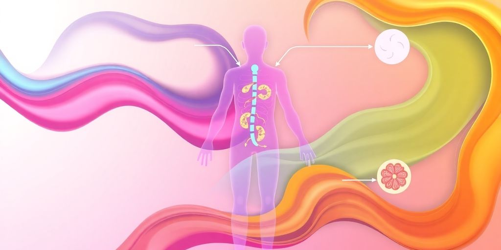 Blood glucose regulation system diagram.
