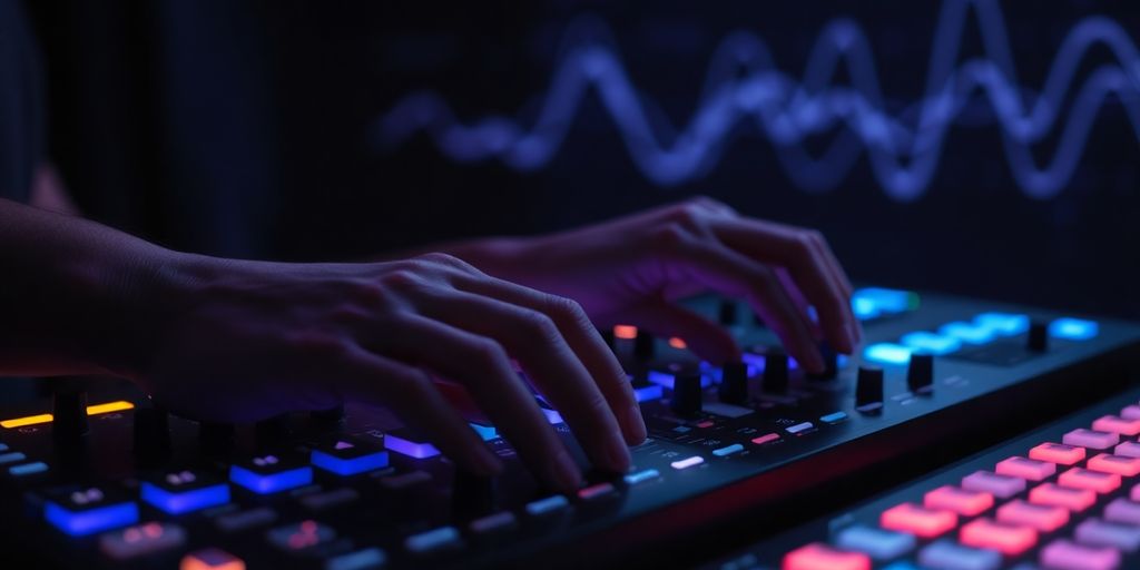 AI-generated hip-hop beats.