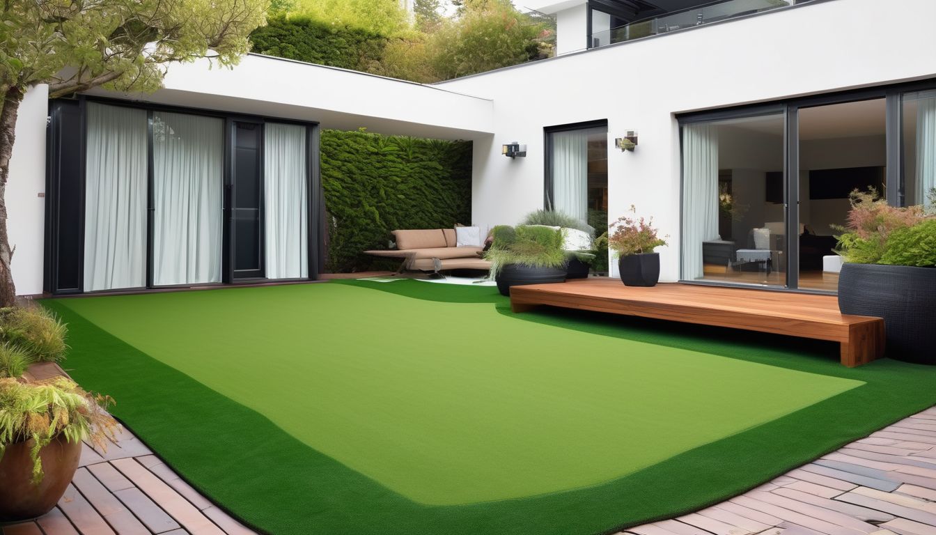 artificial grass lawn
