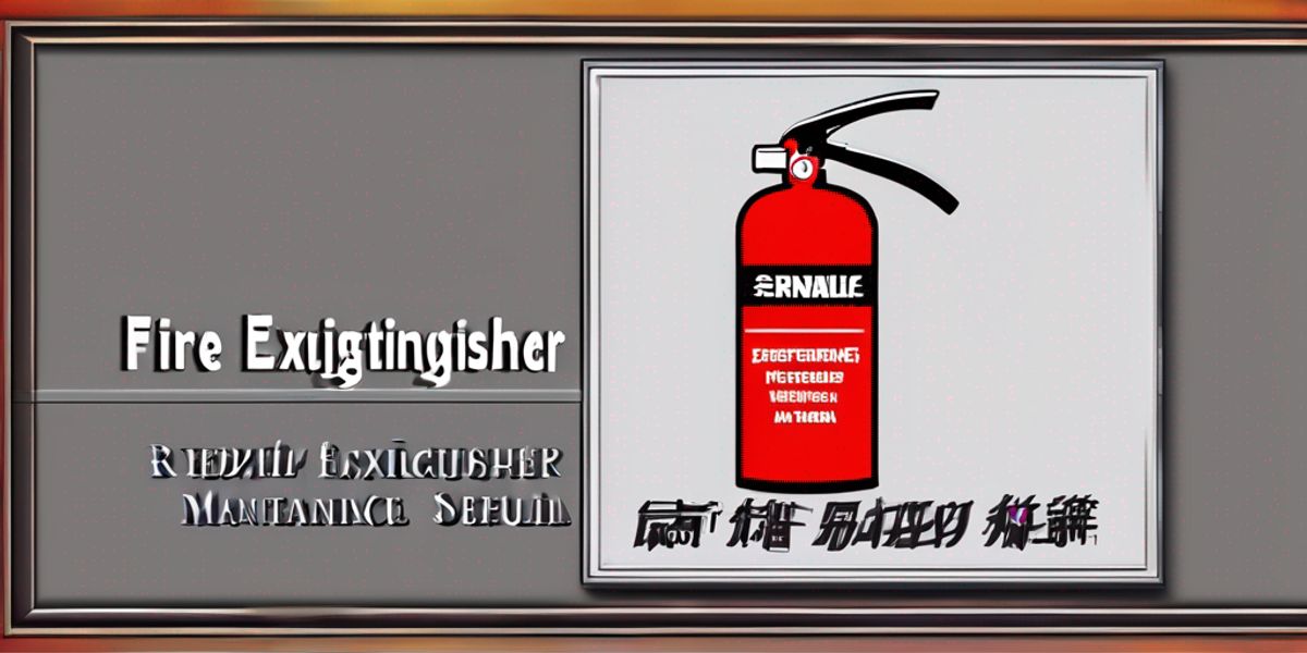 Refilling and Renewing Fire Extinguishers