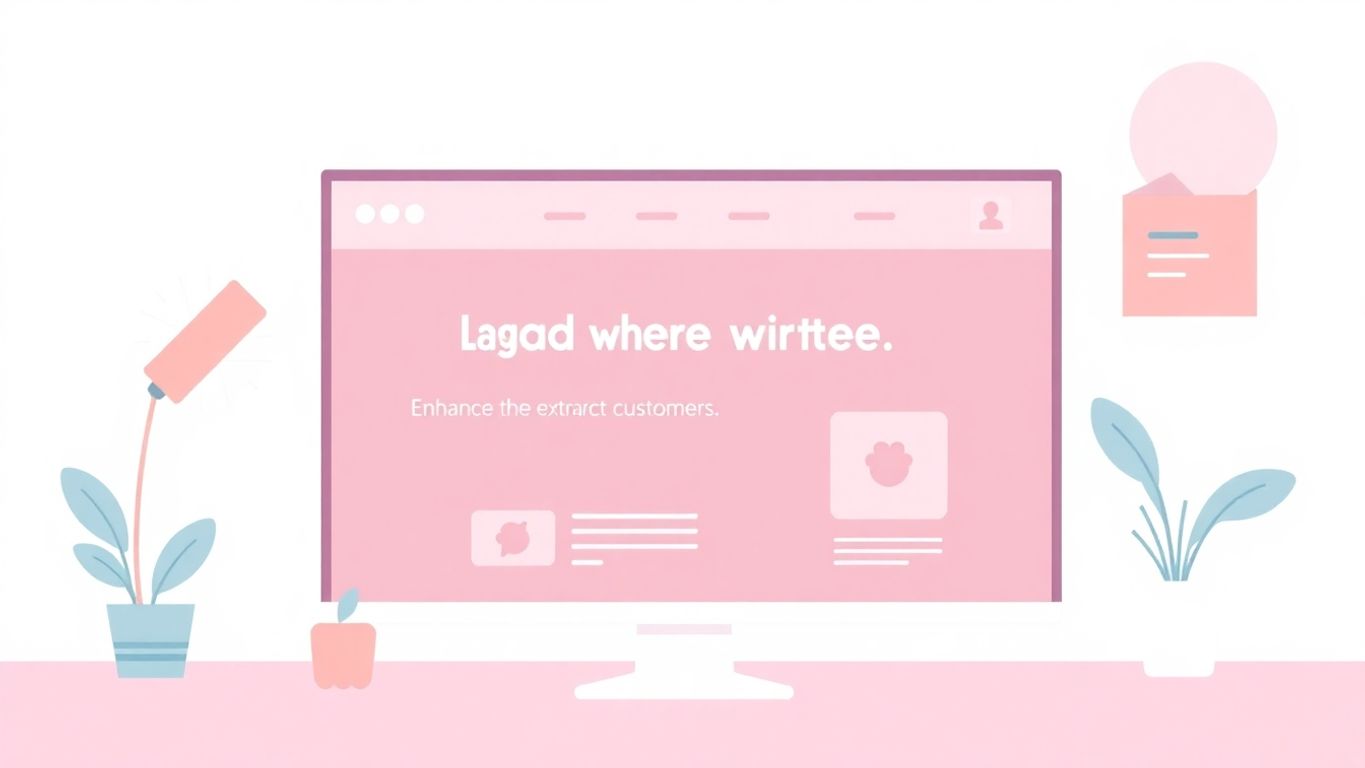 Illustrasjon av en brukervennlig hjemmeside